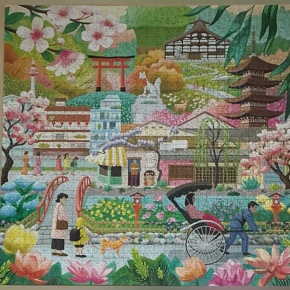 Eeboo “Seasons of Kyoto” 1000 piece puzzle - Picture 5 of 5